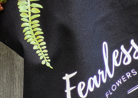 Fearless with Flowers Tote