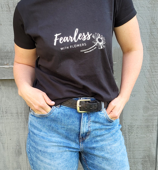 Fearless with Flowers TShirt