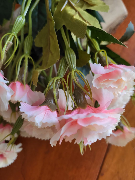 Faux carnation bush