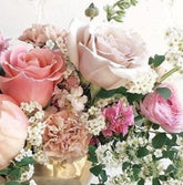 Roses in compote DIY floral kit virtual GTA floral design classes
