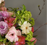 Spring flower arrangement DIY floral class Petal academy