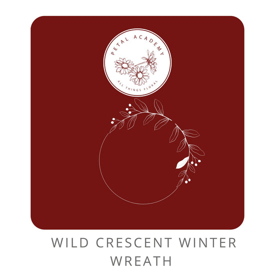Wild Crescent Winter Wreath